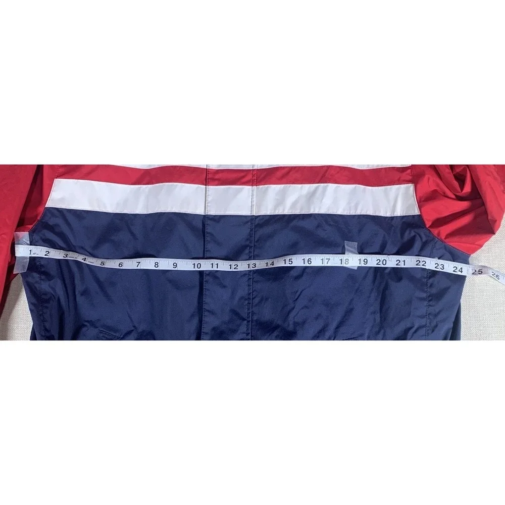 Brooks Brothers 346 Men's Red White Blue Rain Jacket Bomber Jacket - 2XL‎ - Picture 4 of 10